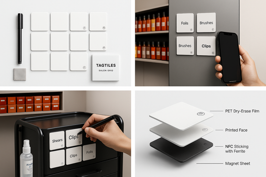 TagTiles Station Kit - Smart Dry-Erase Tiles with NFC